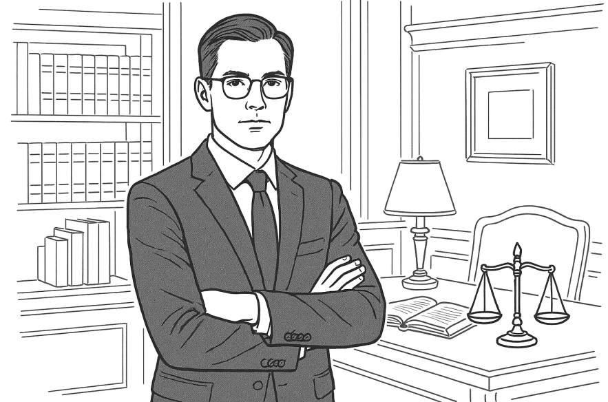 Portrait of Robert Silverstein, attorney